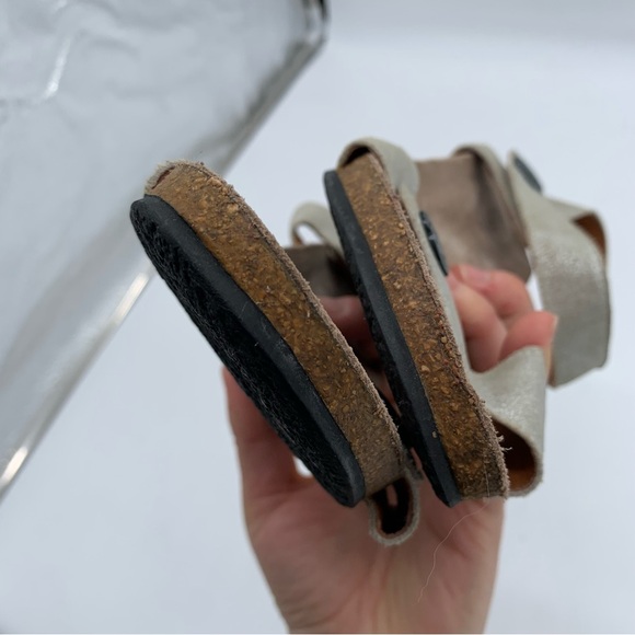 Taos Women's Silver Wedge Sandals 39 / 8 - Picture 5 of 8